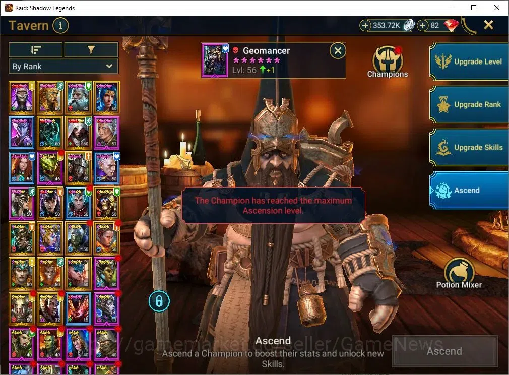 Raid: Shadow Legends Accounts Lv56 725K Power|27 Legend(Cardiel,Wixwell,Ninja,2  image 20