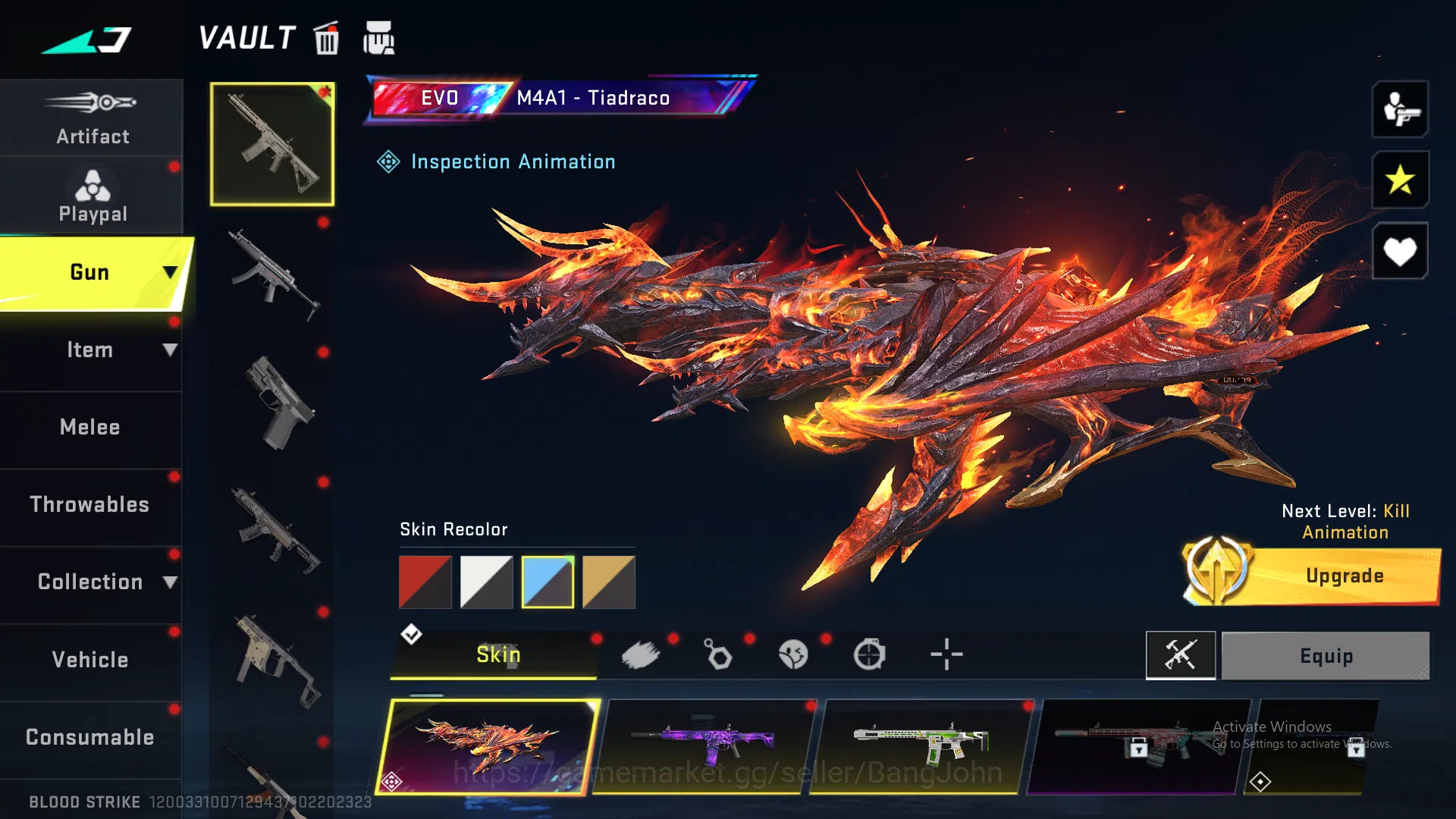 Blood Strike Others ASIA | EVO M4A1 Tiadraco inspect, Eternal Mp5, Ete image 1
