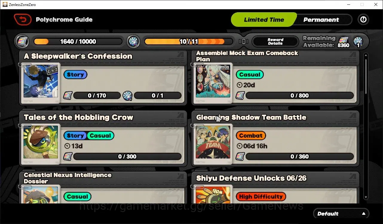 Zenless Zone Zero Accounts Starter ASIA|IK 35|S1 CH5|1 Limit(Ye ShunGuang+Sign)+3 STD Lycaon,Koleda,Nekomata|1S BangBo|MC 16