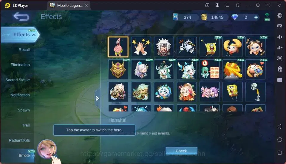 Mobile Legends: Bang Bang Accounts GLOBAL Hero 121 Skin 177 | Dtamer Lance+Masha| SB  image 10