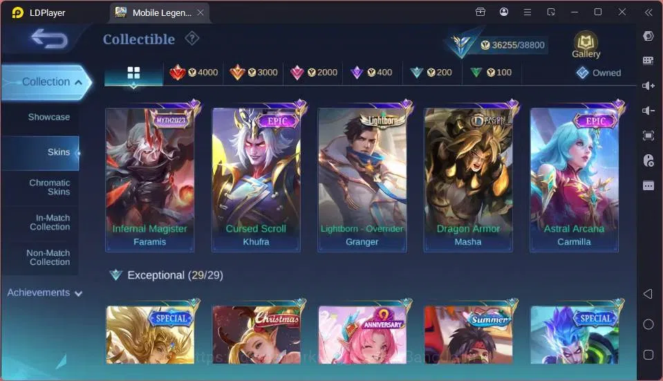 Mobile Legends: Bang Bang Accounts GLOBAL Hero 121 Skin 177 | Dtamer Lance+Masha| SB  image 5