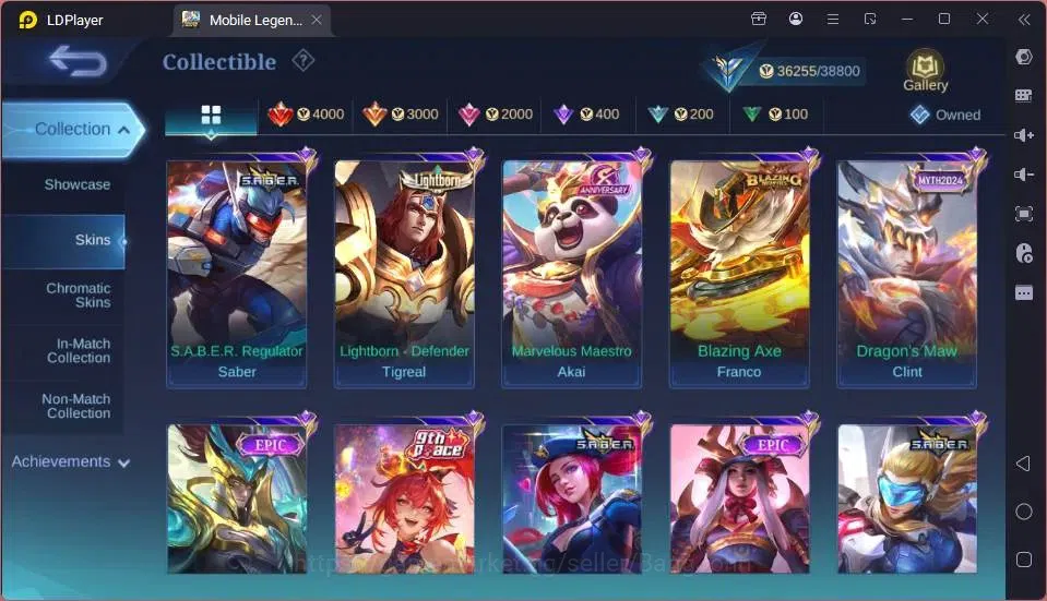 Mobile Legends: Bang Bang Accounts GLOBAL Hero 121 Skin 177 | Dtamer Lance+Masha| SB  image 7
