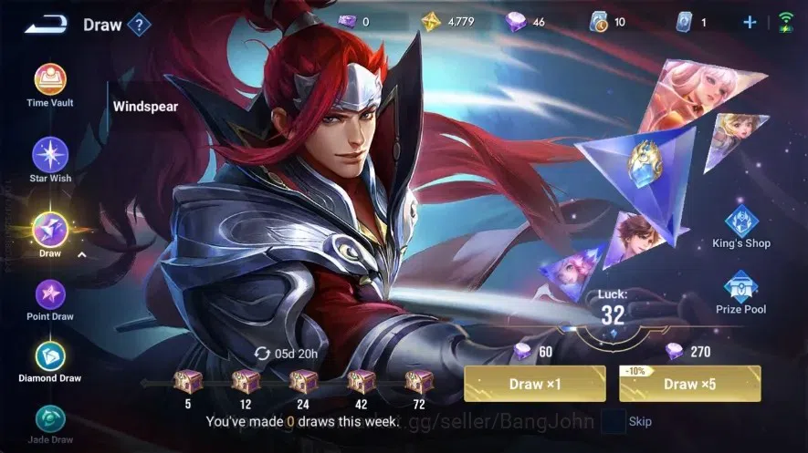 Honor of Kings Accounts Global | 41H 30S | AOT Mayene & Heino | 5 Epic Ski image 12