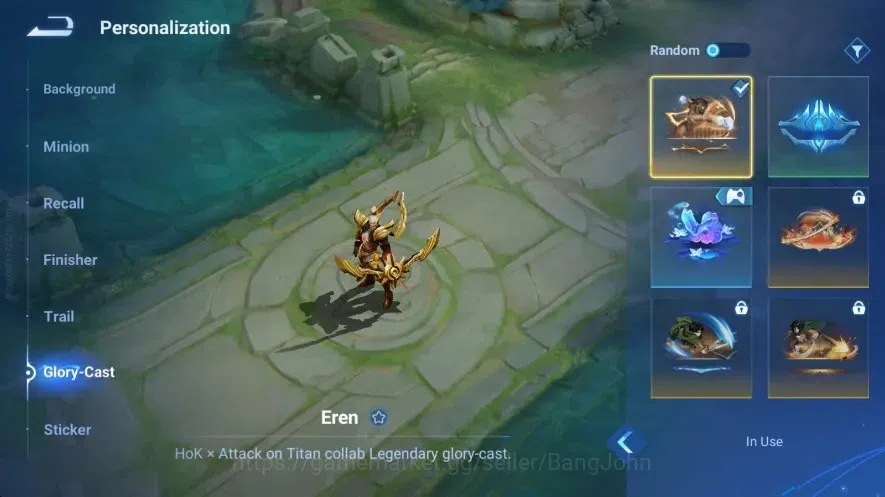 Honor of Kings Accounts Global | 41H 30S | AOT Mayene & Heino | 5 Epic Ski image 14