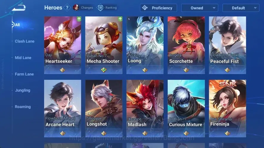 Honor of Kings Accounts Global | 41H 30S | AOT Mayene & Heino | 5 Epic Ski image 15