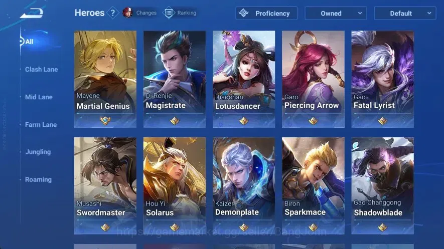 Honor of Kings Accounts Global | 41H 30S | AOT Mayene & Heino | 5 Epic Ski image 16