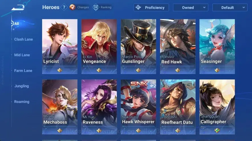 Honor of Kings Accounts Global | 41H 30S | AOT Mayene & Heino | 5 Epic Ski image 17