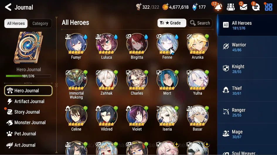 Epic Seven Accounts GLOBAL Unverif|12 ML(BArunka,NM Luna,LOTScales,E I image 16