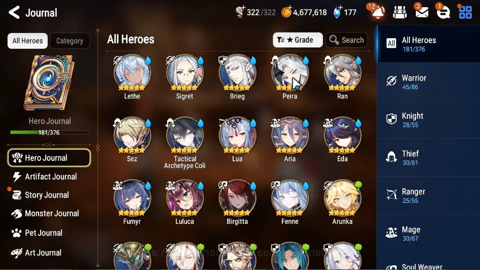 Epic Seven Accounts GLOBAL Unverif|12 ML(BArunka,NM Luna,LOTScales,E I image 17