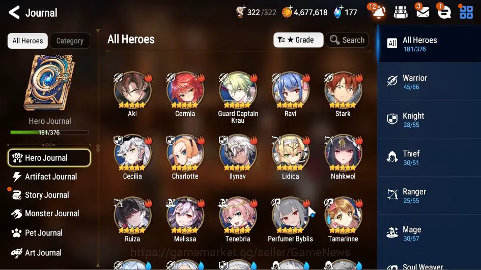 Epic Seven Accounts GLOBAL Unverif|12 ML(BArunka,NM Luna,LOTScales,E I image 18