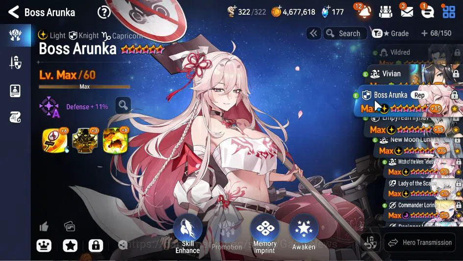 Epic Seven Accounts GLOBAL Unverif|12 ML(BArunka,NM Luna,LOTScales,E I image 4