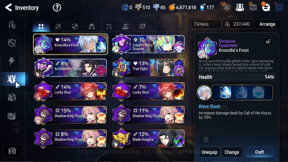 Epic Seven Accounts GLOBAL Unverif|12 ML(BArunka,NM Luna,LOTScales,E I image 7