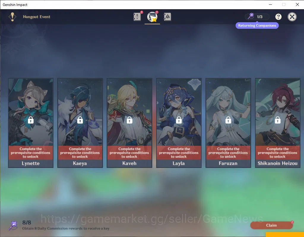 Genshin Impact Accounts ASIA|AR 55|3 Limited +2(*5Weapon)|Mavuika+Sign,SKi image 5