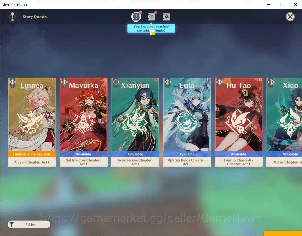 Genshin Impact Accounts ASIA|AR 55|3 Limited +2(*5Weapon)|Mavuika+Sign,SKi image 6