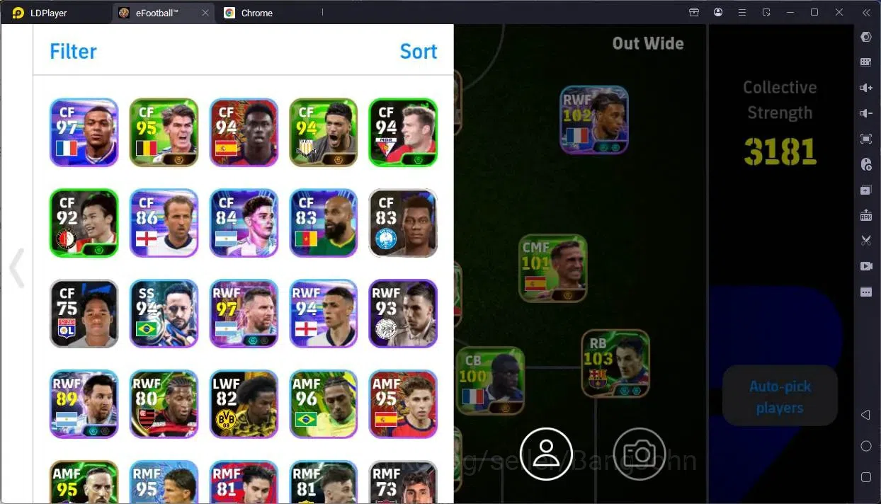 eFootball Accounts Legends & Iconic Players Mobile |PW 3181|Epic Puskás,Adriano,Matthäus,Ferrer,Shevchenko Etc|Showtime 2