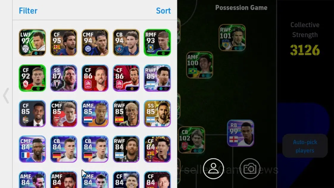 eFootball Accounts Android|Epic-BigTime Eden Hazard, Epic Frank Rijka image 2