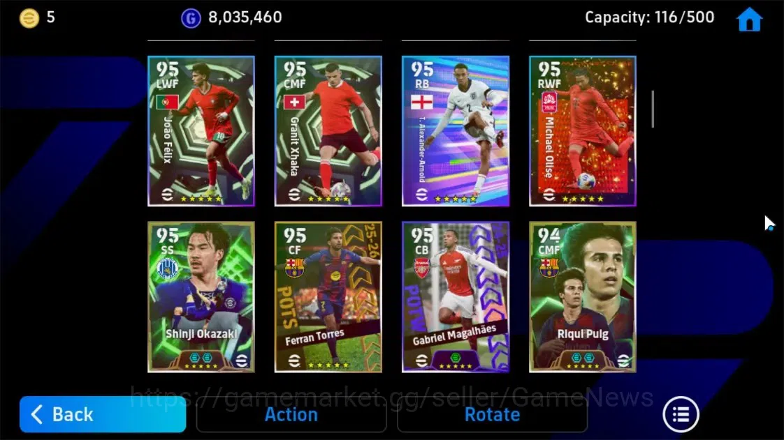eFootball Accounts Android|Epic-BigTime Eden Hazard, Epic Frank Rijka image 6