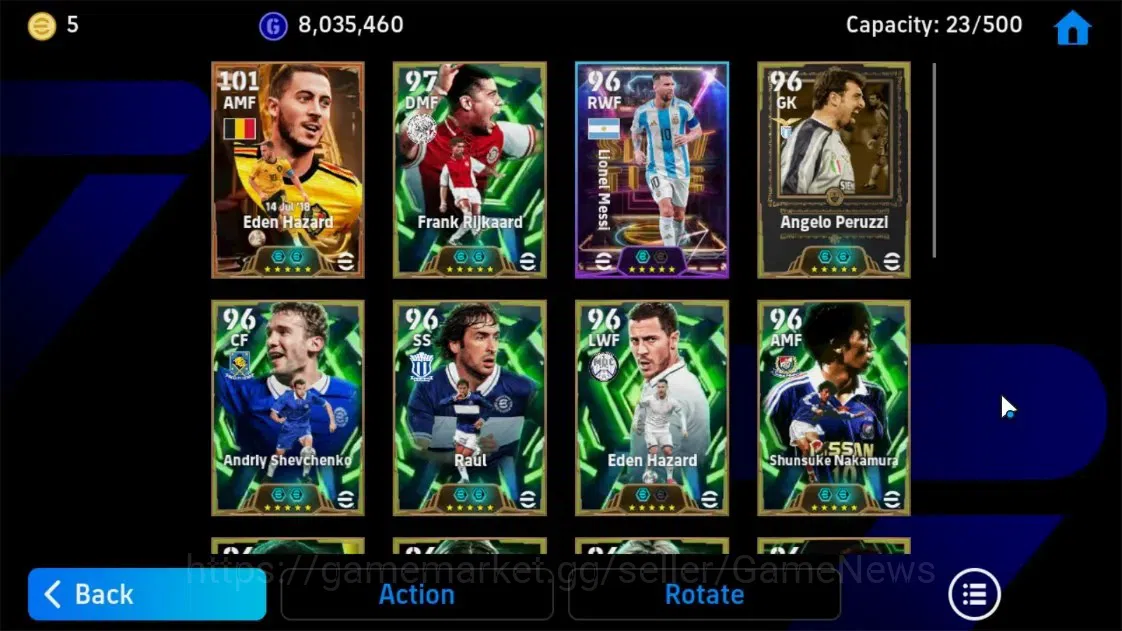 eFootball Accounts Android|Epic-BigTime Eden Hazard, Epic Frank Rijka image 7