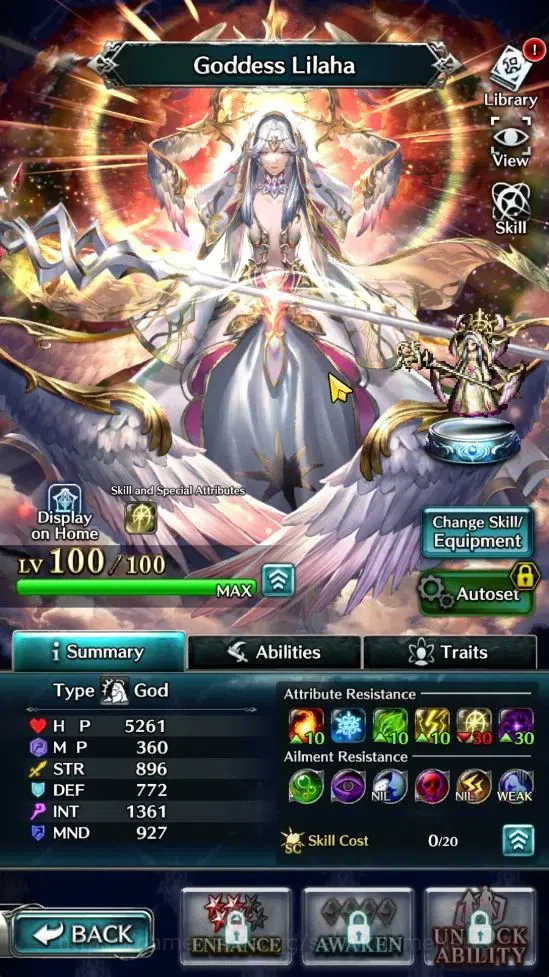 Last Cloudia Accounts GLOBAL |Rank 9| Goddess Lilaha, AOG,Labyreth, Spir image 4