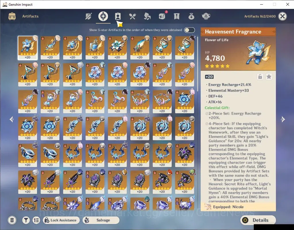Genshin Impact Accounts ASIA|AR 59|PremTeam Zibai,Flins,Mavu|15 Limit+8(*5 image 12