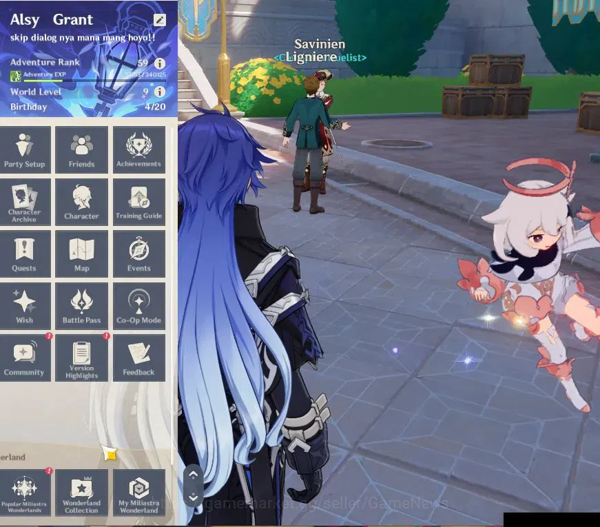 Genshin Impact Accounts ASIA|AR 59|PremTeam Zibai,Flins,Mavu|15 Limit+8(*5 image 2