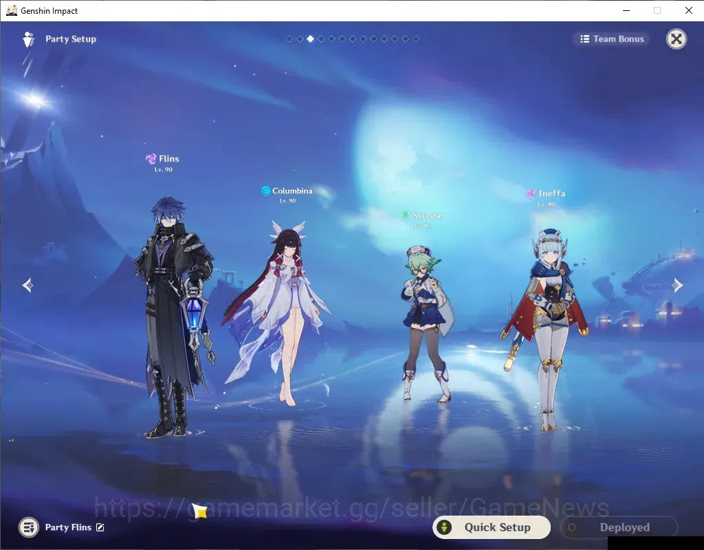 Genshin Impact Accounts ASIA|AR 59|PremTeam Zibai,Flins,Mavu|15 Limit+8(*5 image 4