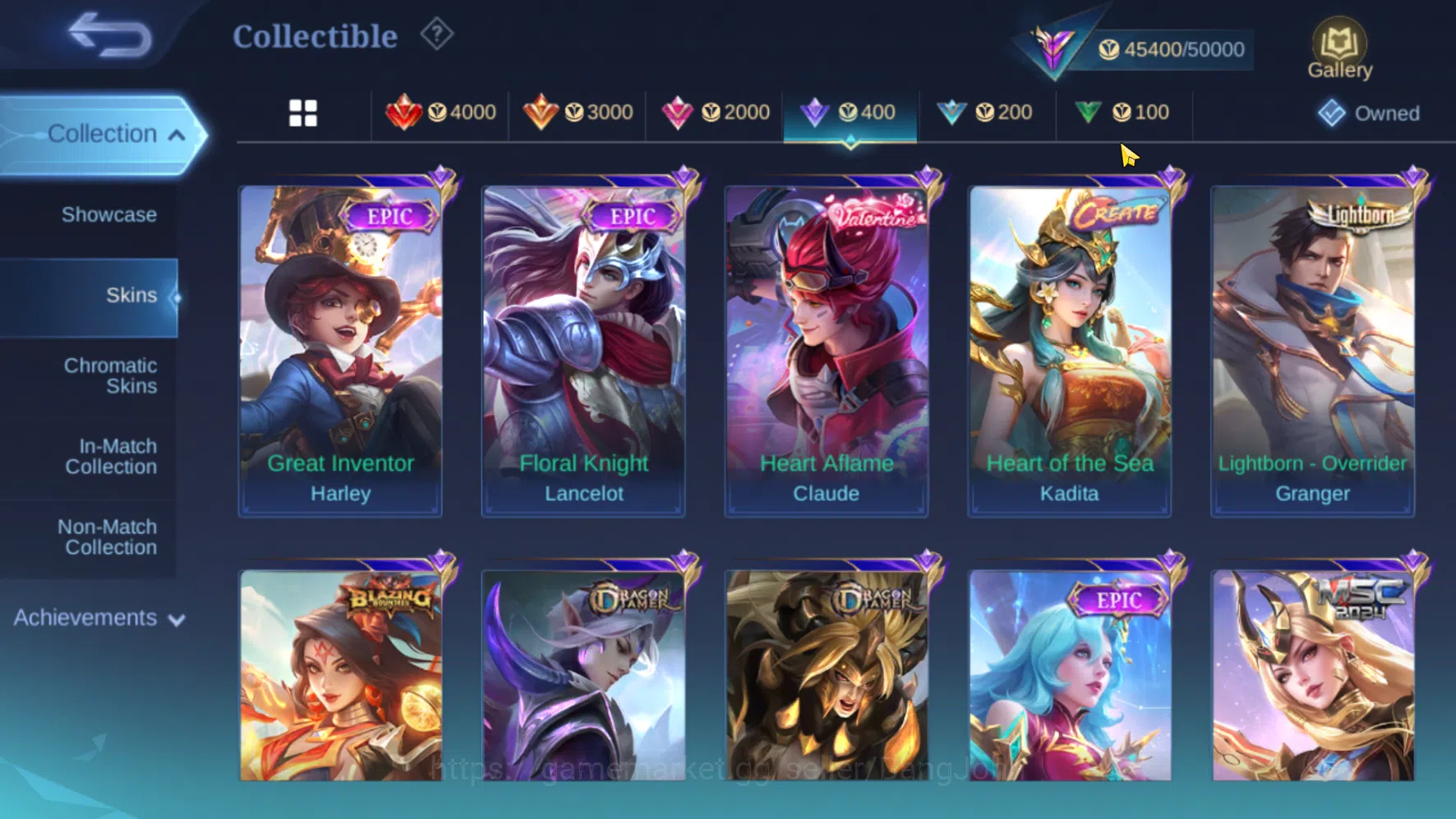 Mobile Legends: Bang Bang Accounts Others Hero 114 | Skin 175 | Emblem All Max | KOF Dyrroth | KOF Karina | Sanrio Floryn 7