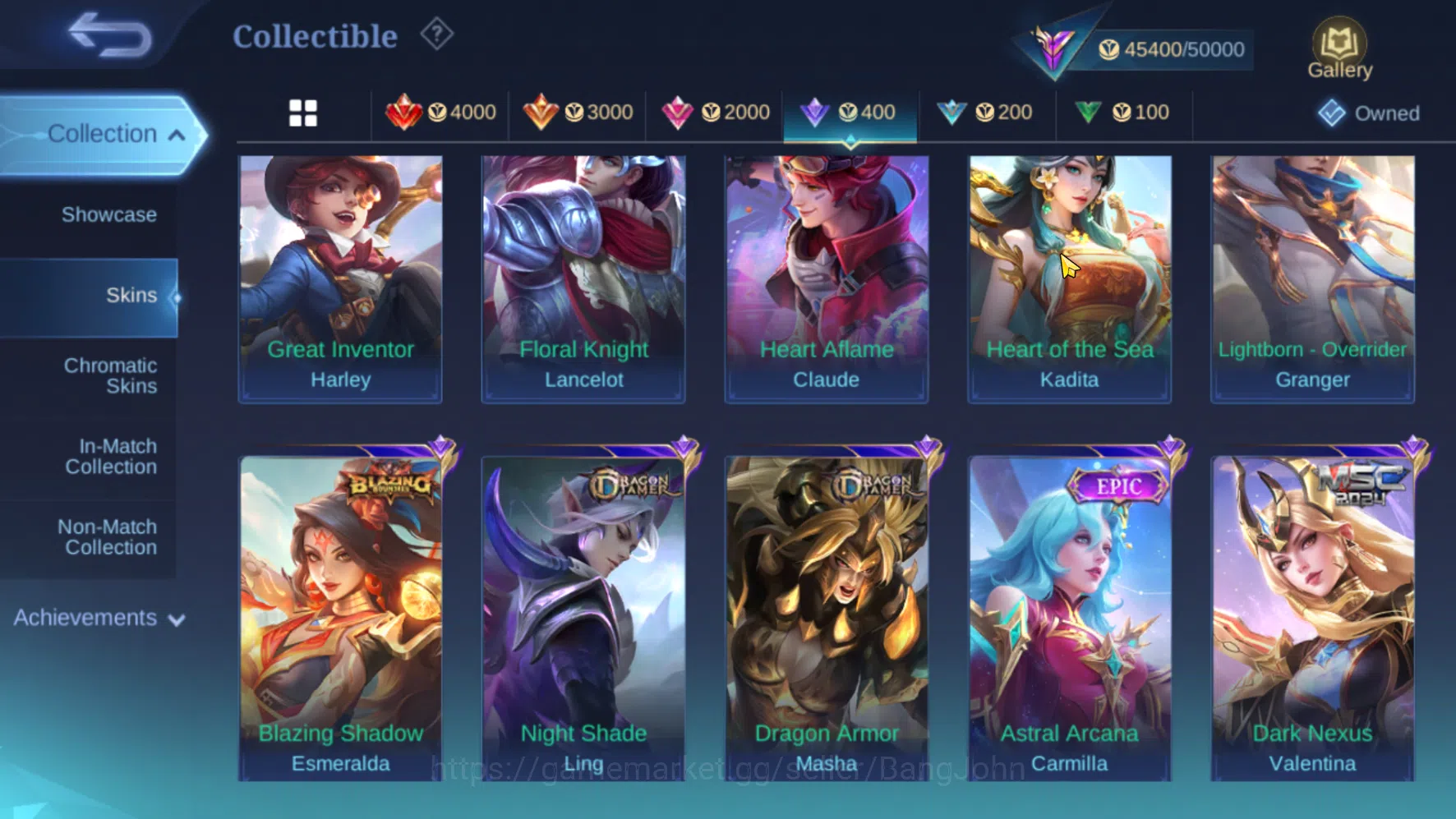 Mobile Legends: Bang Bang Accounts Others Hero 114 | Skin 175 | Emblem All Max | KOF Dyrroth | KOF Karina | Sanrio Floryn 8