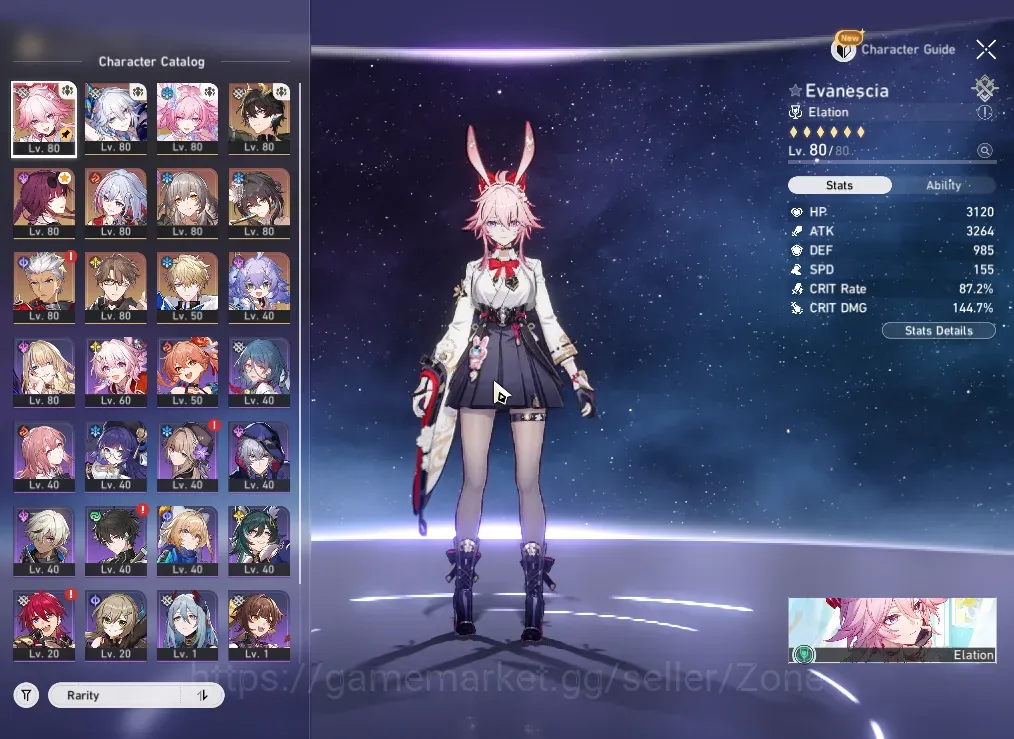 Honkai Star Rail Accounts Mid Game ASIA|TL67|8 1
