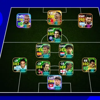 eFootball Accounts Legends & Iconic Players EFOOTBALL COLLECTIVE 3242+| BIGTIME RONALDO NEW,BIGTIME MESSI 2022,F