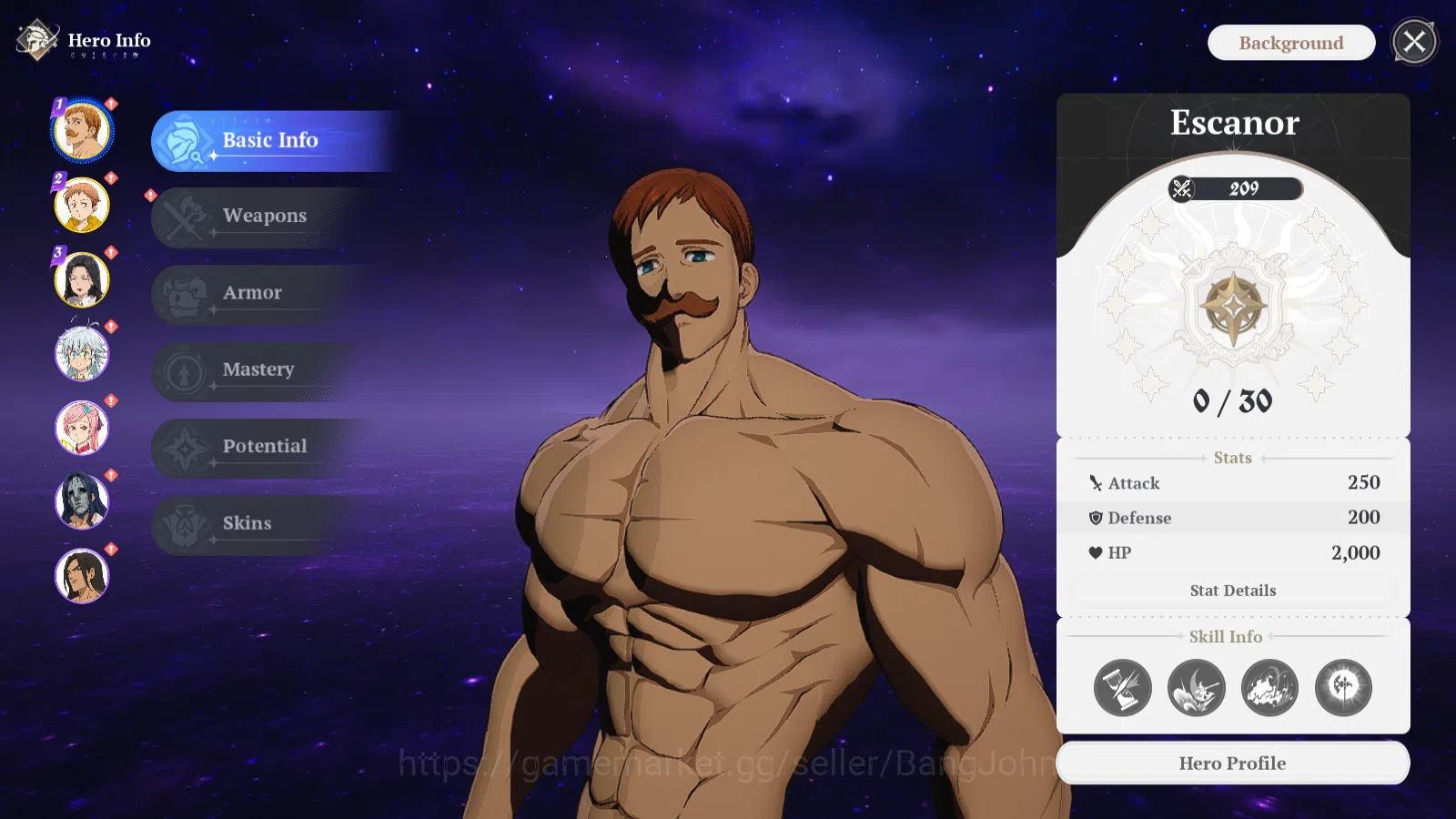The Seven Deadly Sins: Origin Accounts EUROPE|Fresh StarterLvl2|3SSR|Escanor,GuilaKing&4S image 10