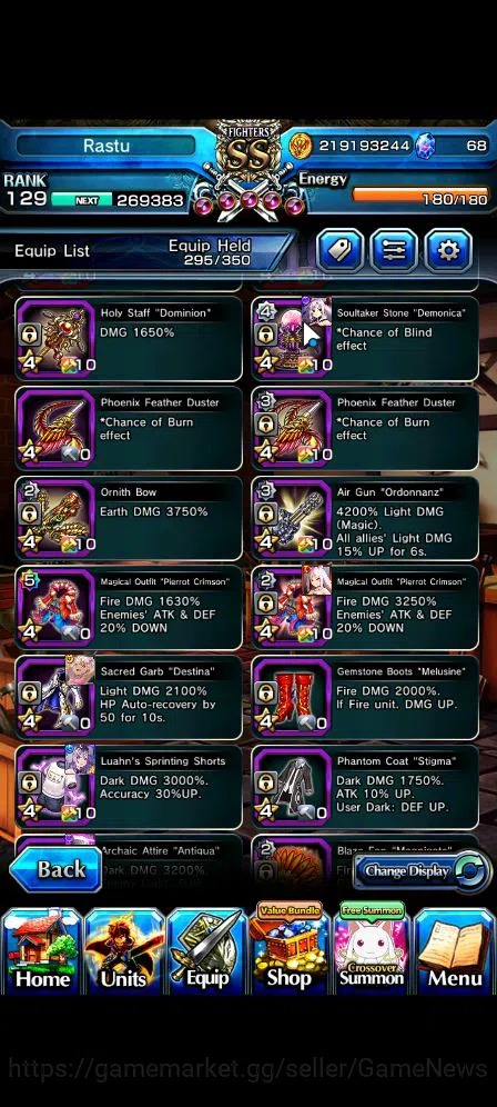 Grand Summoners Accounts Mid-Game Global|Rank 129|33 RGB|20 Ascend|RoyTW,Summer MiyuTW,EmiyaTW,JayTW,Pinnacle 10