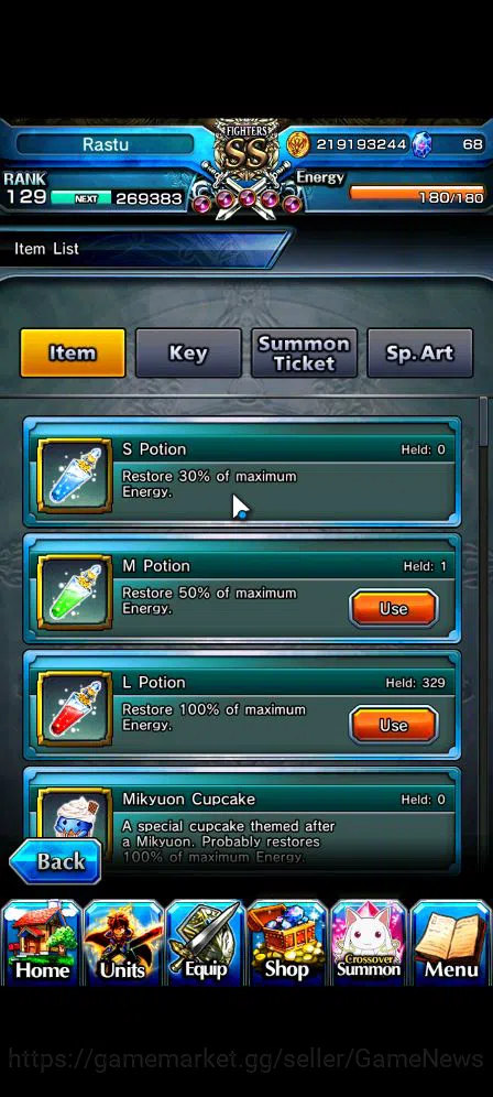 Grand Summoners Accounts Mid-Game Global|Rank 129|33 RGB|20 Ascend|RoyTW,Summer MiyuTW,EmiyaTW,JayTW,Pinnacle 6