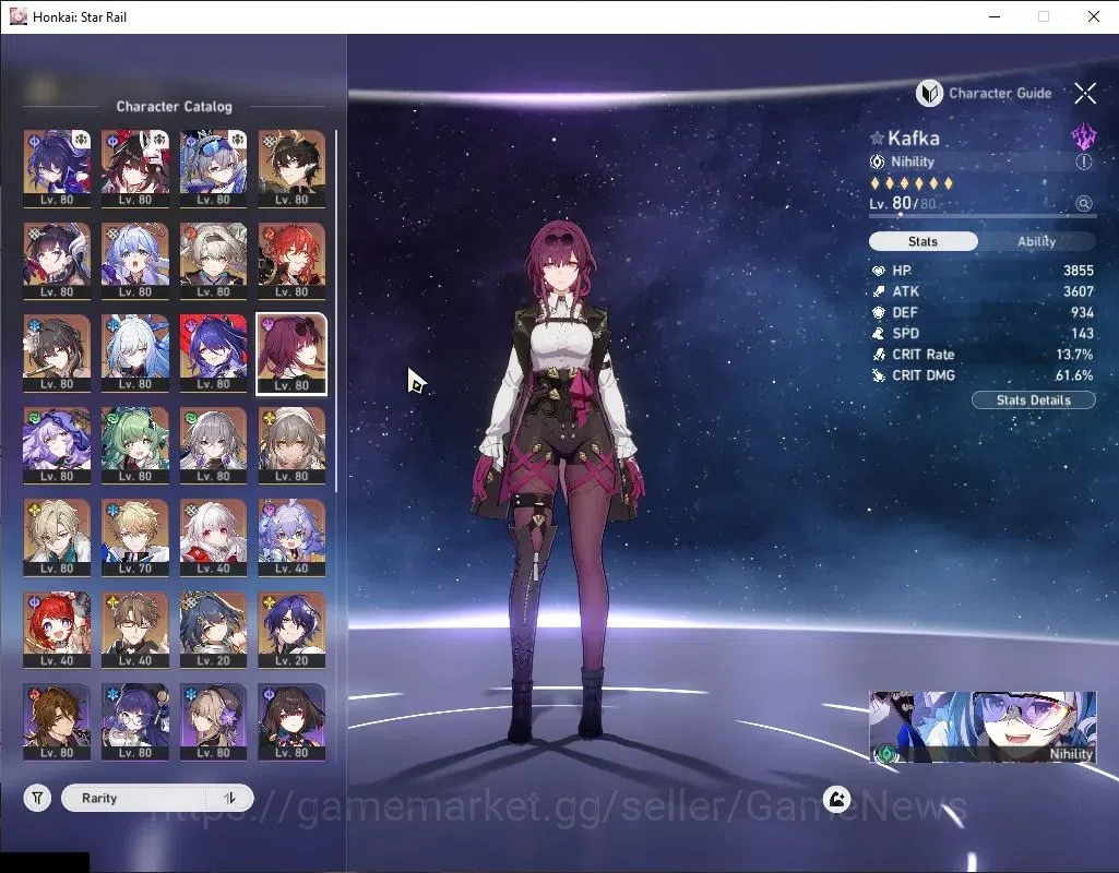 Honkai Star Rail Accounts NA|TL 70|Triple DoT|17 Limited|[Kafka E6,Firefly E image 5