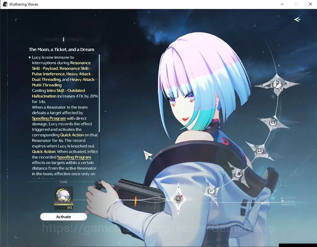 Wuthering Waves Accounts SEA|UL 48|2 Limited| Lucy R6+Sign,Rebecca |10K Ast image 3