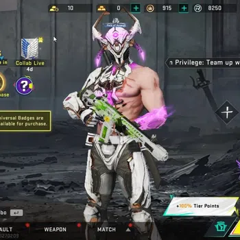 Blood Strike Accounts Collab Skin ASIA|ETERNAL MP7 Tidesong Lv1|ULTRA[ZERO,ETHAN,URB,FN2000]|Collab