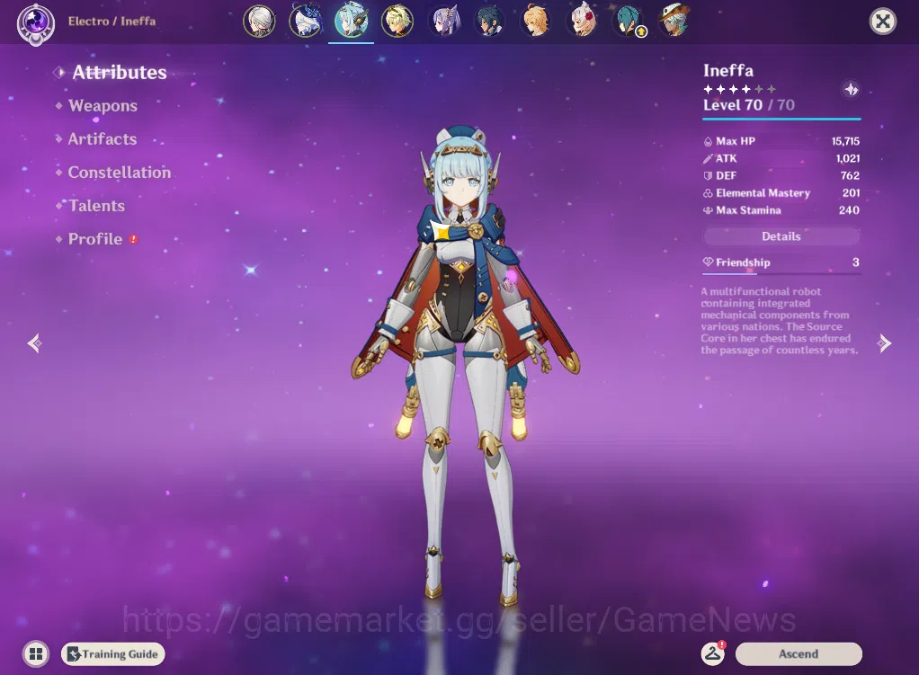 Genshin Impact Accounts ASIA|AR 52|3 Limited+2(*5Weapon)|Arlecchino+Sign,F image 5