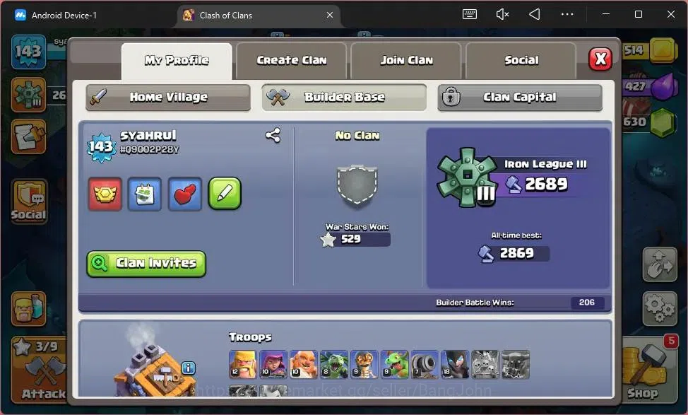 Clash of Clans Accounts Global |TH14-BH9|LVL 143|HH 7|BK68,AQ75,MP35,GW41, image 18