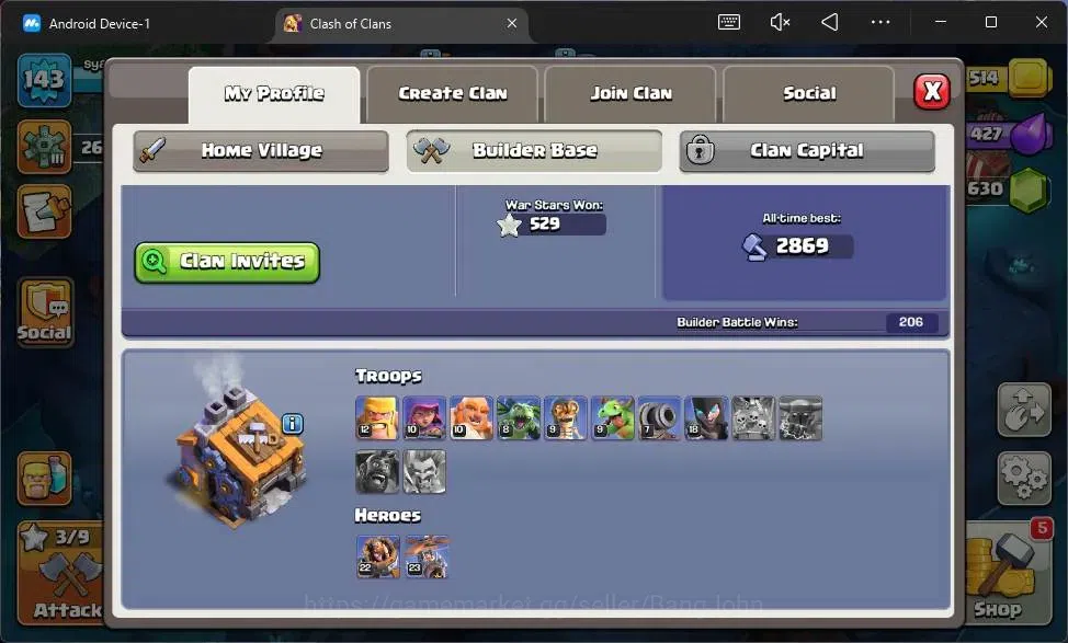 Clash of Clans Accounts Global |TH14-BH9|LVL 143|HH 7|BK68,AQ75,MP35,GW41, image 19