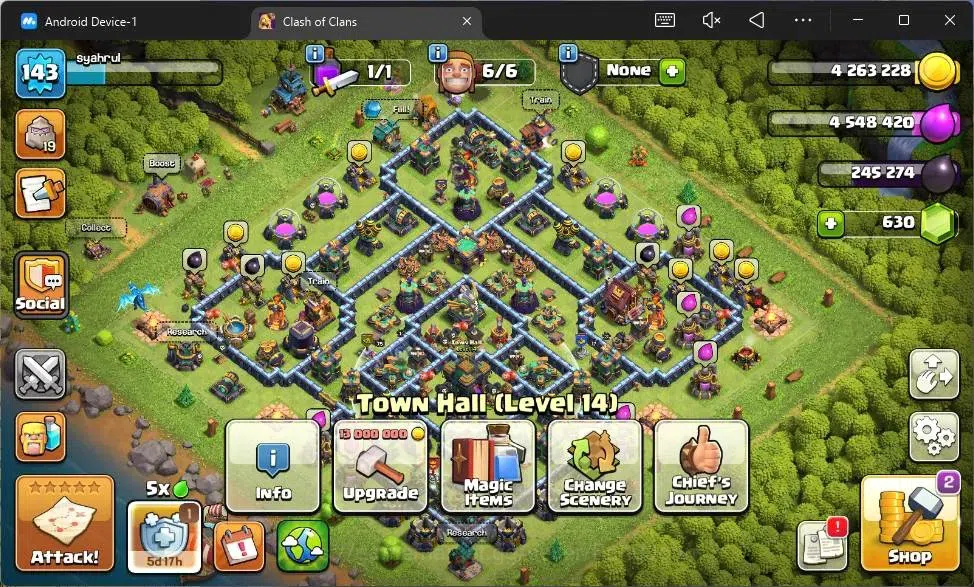 Clash of Clans Accounts Global |TH14-BH9|LVL 143|HH 7|BK68,AQ75,MP35,GW41, image 4