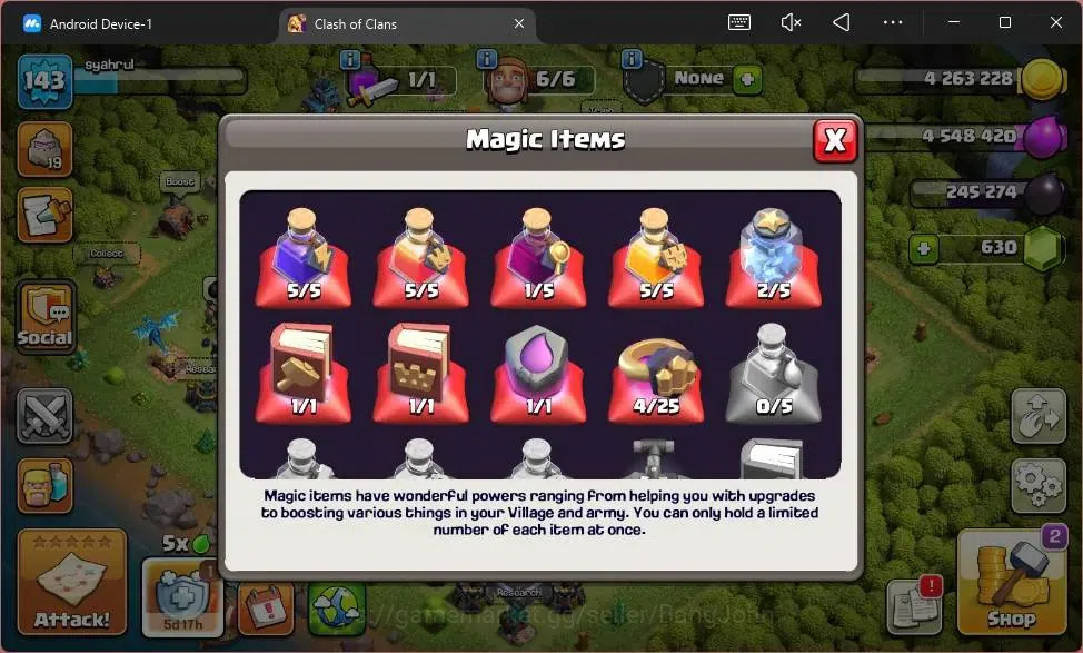 Clash of Clans Accounts Global |TH14-BH9|LVL 143|HH 7|BK68,AQ75,MP35,GW41, image 5
