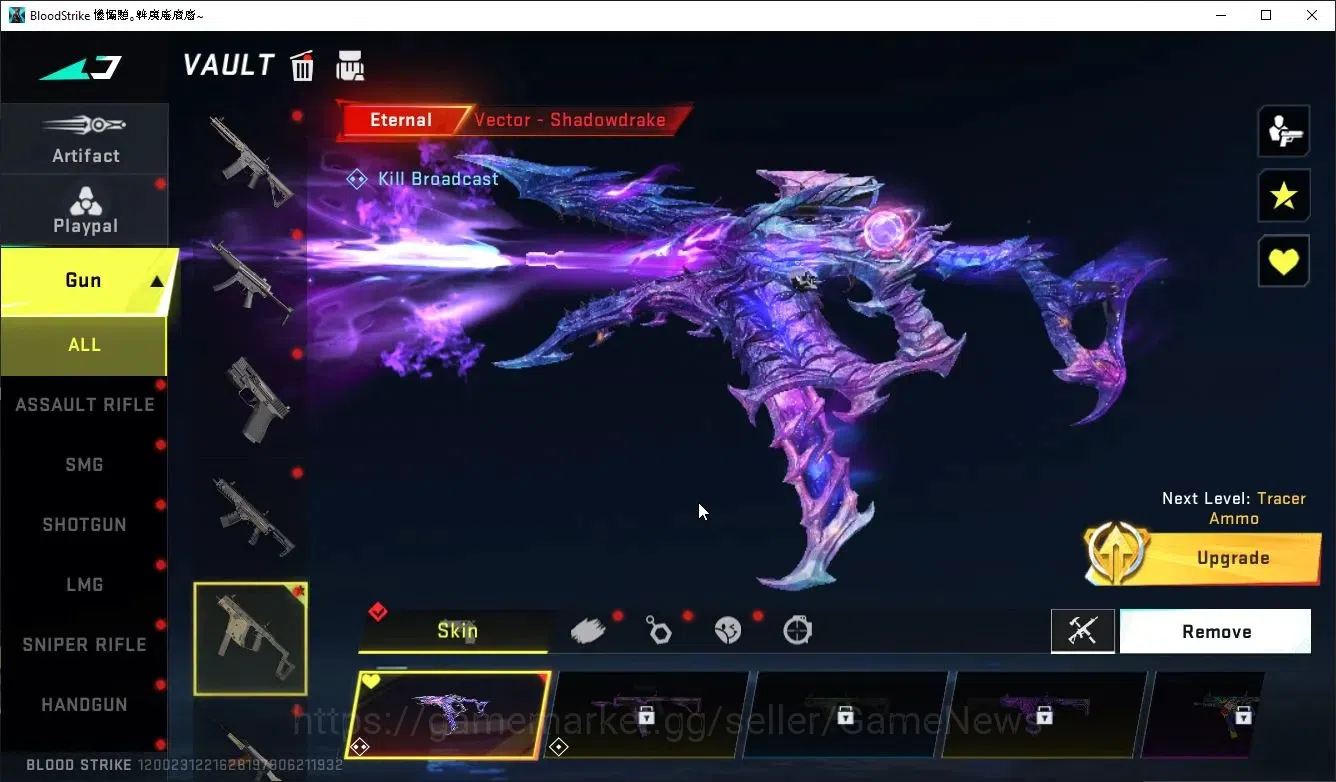 Blood Strike Accounts ASIA|ETERNAL Lv2 VECTOR-SdowDrake+COLLAB TR FN2K,T image 11