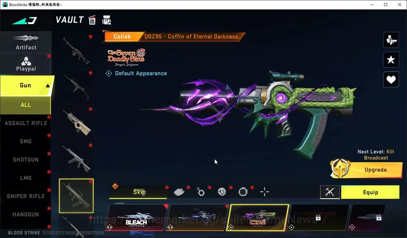 Blood Strike Accounts ASIA|ETERNAL Lv2 VECTOR-SdowDrake+COLLAB TR FN2K,T image 16