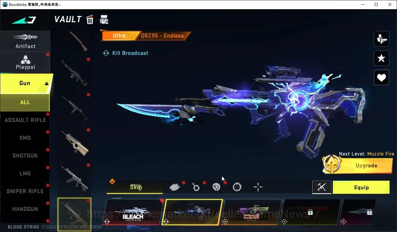 Blood Strike Accounts ASIA|ETERNAL Lv2 VECTOR-SdowDrake+COLLAB TR FN2K,T image 19