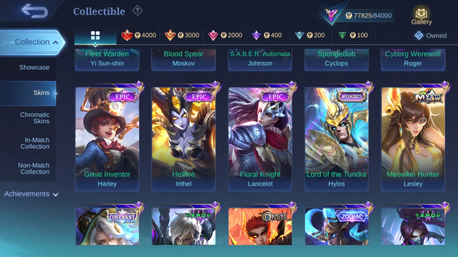 Mobile Legends: Bang Bang Accounts Others Hero 131 | Skin 275 | Naruto Lukas | KOF Karina | Sanrio Floryn | Luckybox Alpha 11