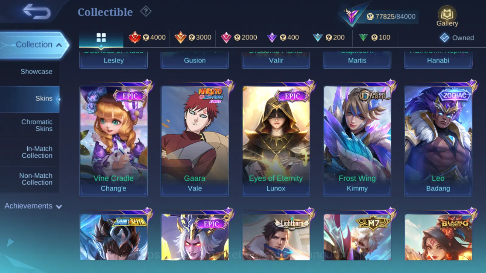 Mobile Legends: Bang Bang Accounts Others Hero 131 | Skin 275 | Naruto Lukas | KOF Karina | Sanrio Floryn | Luckybox Alpha 13