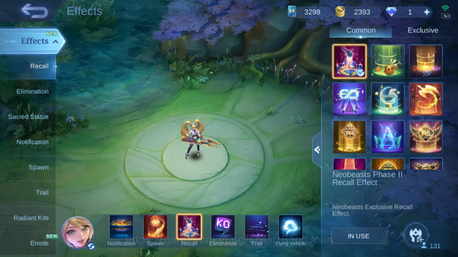 Mobile Legends: Bang Bang Accounts Others Hero 131 | Skin 275 | Naruto Lukas | KOF Karina | Sanrio Floryn | Luckybox Alpha 18