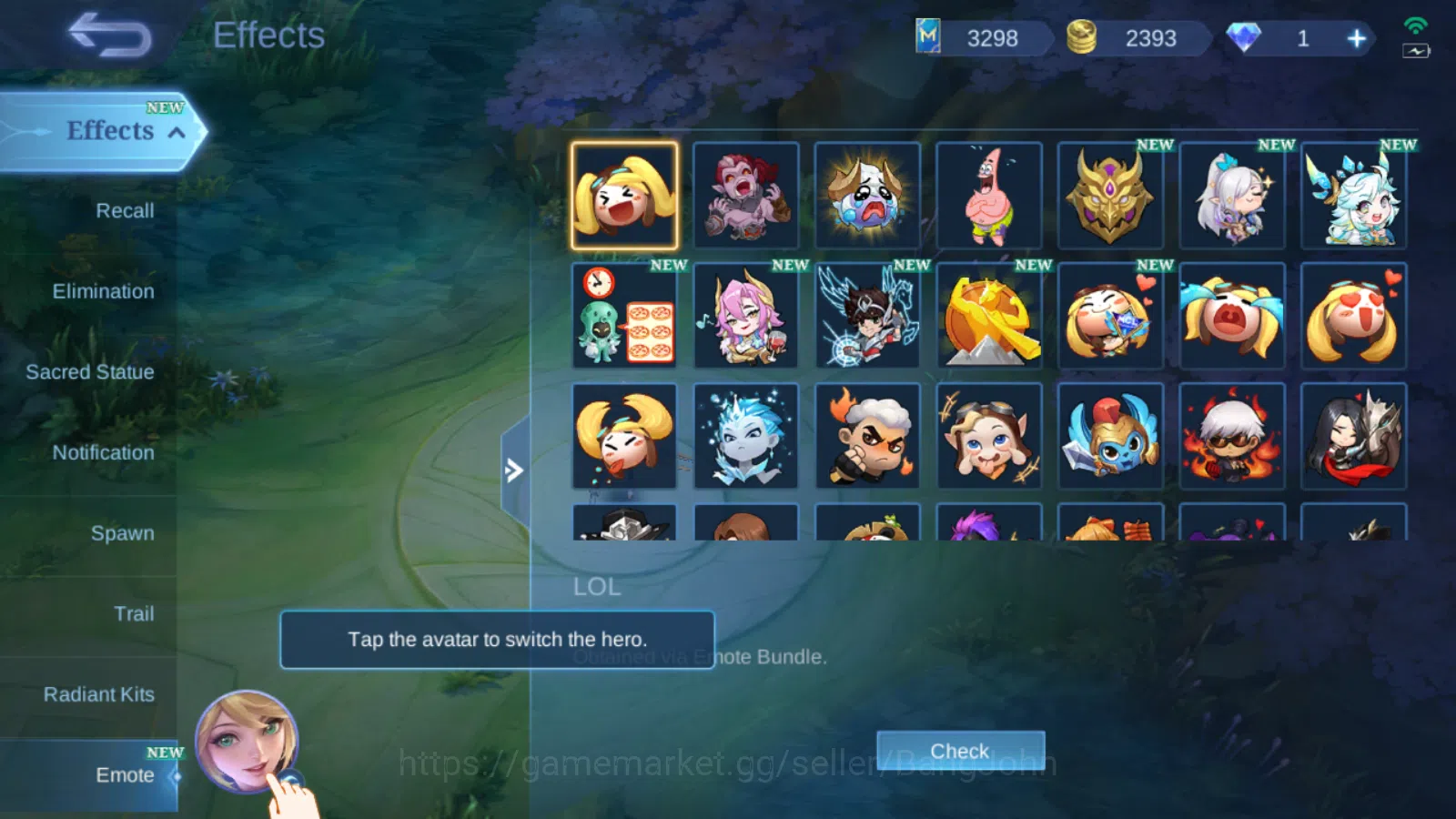 Mobile Legends: Bang Bang Accounts Others Hero 131 | Skin 275 | Naruto Lukas | KOF Karina | Sanrio Floryn | Luckybox Alpha 19