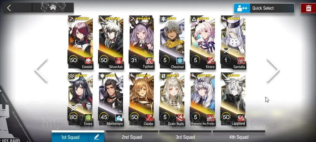 Arknights Accounts High-End Lv 20|67 Op+1 Outfits| 5 6*Op | Pramanix the Prerita,Typhon,Exusiai,Ceobe,SilverAsh |Terminal 6