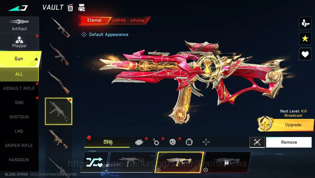Blood Strike Accounts Others Asia|Eternal UMP45 Infinite+ Legendary M4A1 Venom+5 Striker|Rank Bronze IV|NetEase|BLS6798 1